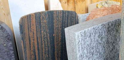 Grabsteine aus Granit, Marmor, Kalkstein, Sandstein